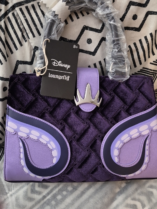 Loungefly Handbags - Loungefly Disney The Little Mermaid Ursula Velvet Convertible Handbag